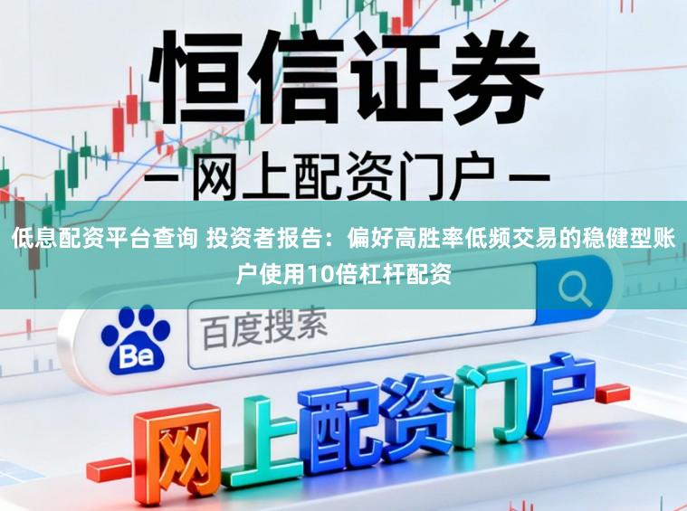低息配资平台查询 投资者报告：偏好高胜率低频交易的稳健型账户使用10倍杠杆配资