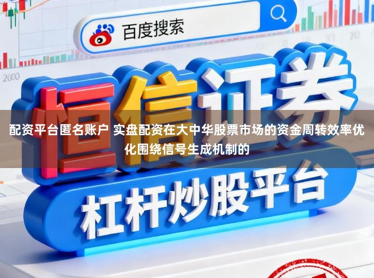 配资平台匿名账户 实盘配资在大中华股票市场的资金周转效率优化围绕信号生成机制的