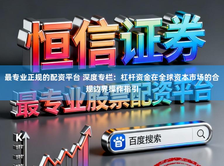 最专业正规的配资平台 深度专栏：杠杆资金在全球资本市场的合规边界操作指引