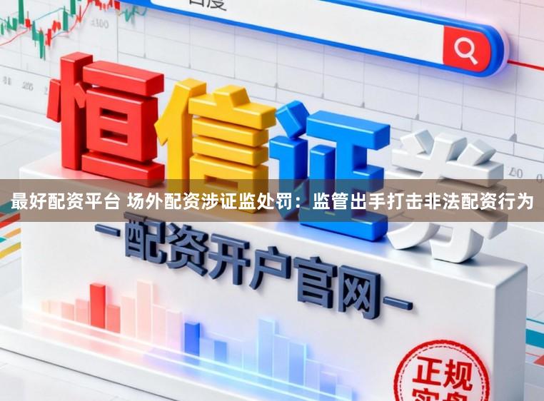 最好配资平台 场外配资涉证监处罚：监管出手打击非法配资行为