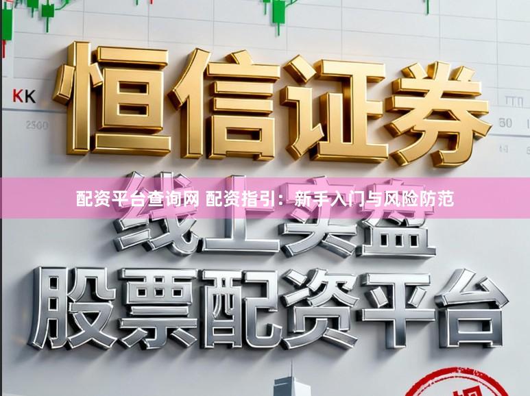 配资平台查询网 配资指引：新手入门与风险防范